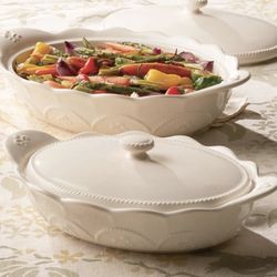 2 Qt Princess House Marbella Casserole Dish 