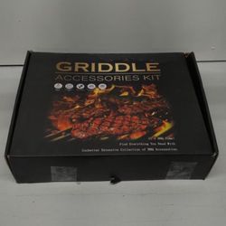 Griddle Accessories Kit, 39 Pcs Flat Top Grill Accessories for Blackstone and Camp Chef, Professional Grill BBQ Spatula Set with Basting Cover, Scrape