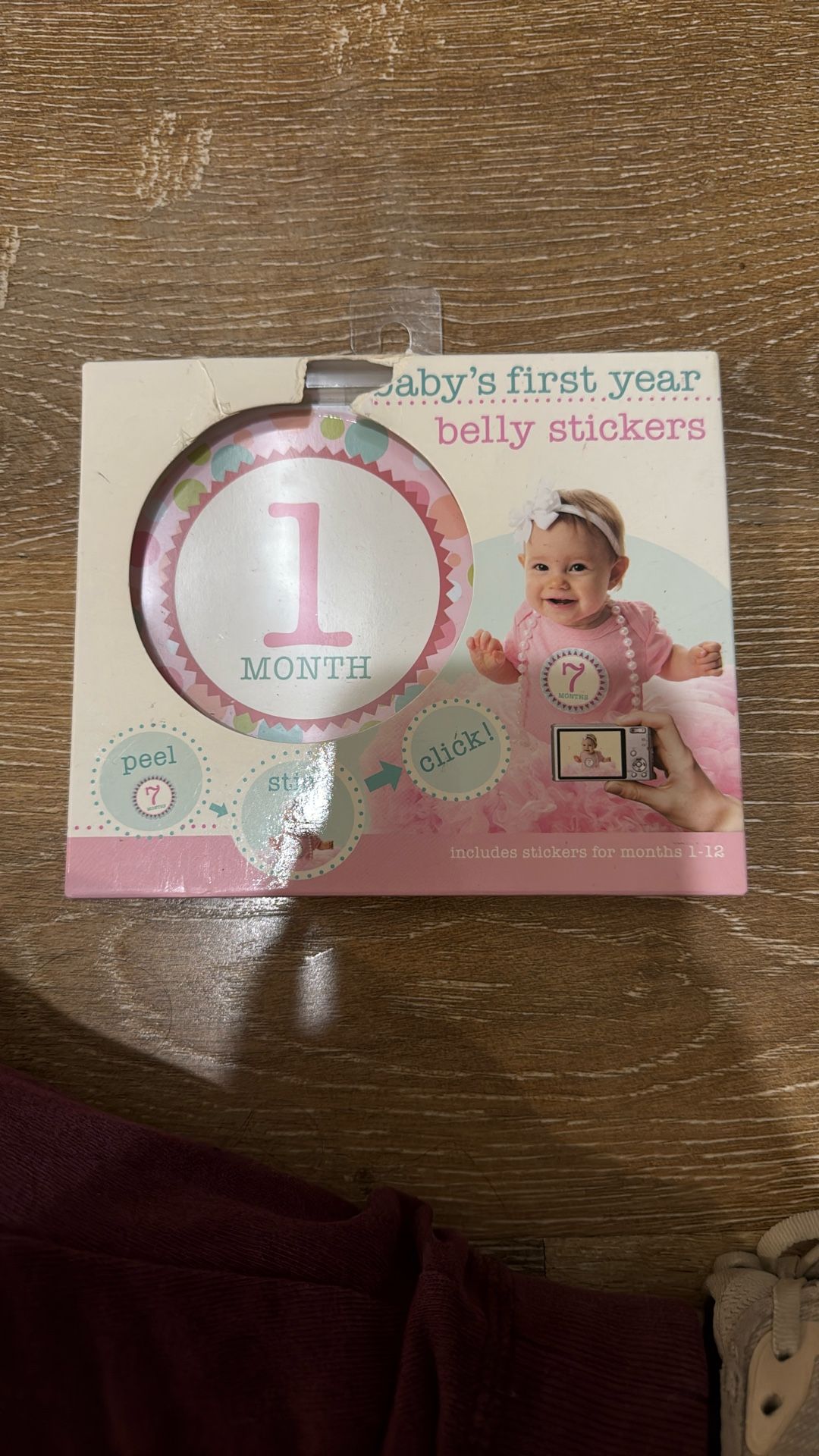 Baby Belly Sticker 12 Months