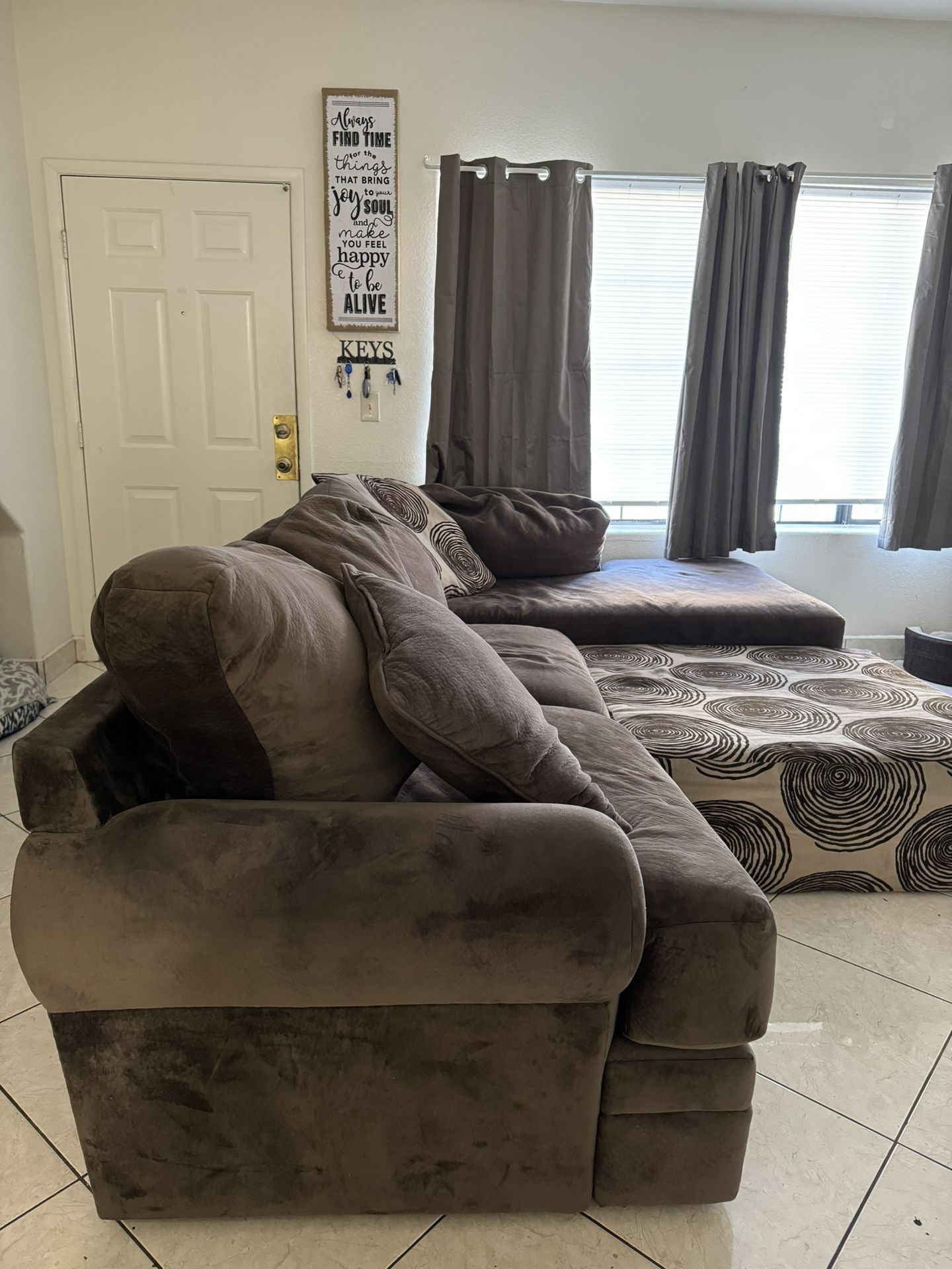 Brown Sectional Couch