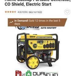 Brand New Generator. 8500 Watt. 