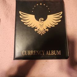 Currency Album (incl Currency, Silver coins, and others shown)