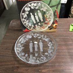 Candlelight Christmas Platter