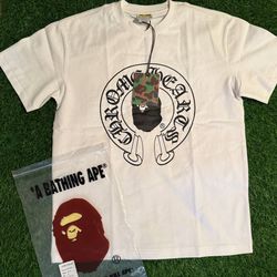 White Bape X Chrome Hearts Tee