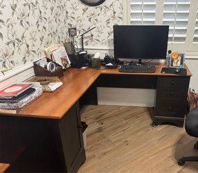 L shape desk