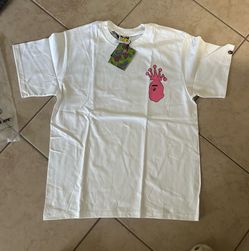 White Stussy X Bape Tee
