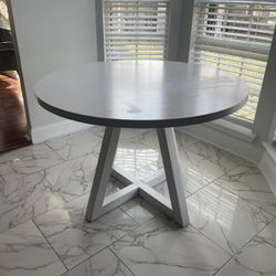 White Wood Table