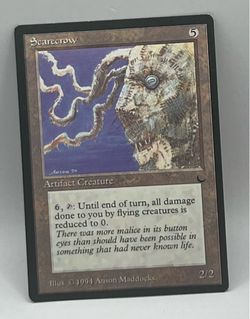 MTG The Dark Scarecrow Artifact Creature Card