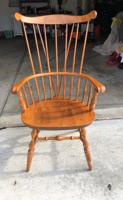 Nicholas and stone fiddleback chair