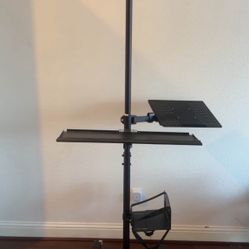 Mount It! Adjustable Custom Workstation with Additional Laptop Tray (Original Value: $150)