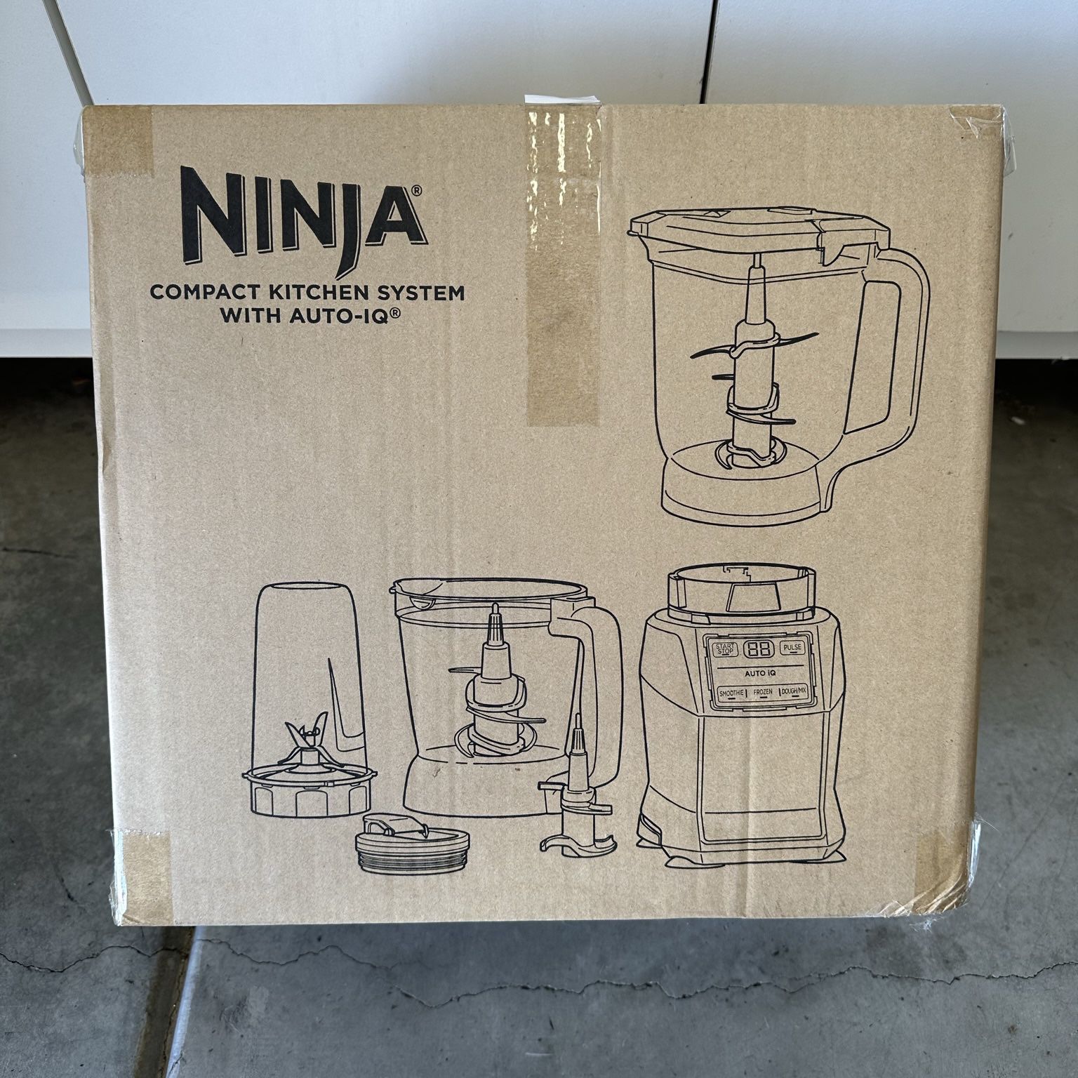 Ninja AMZ493BRN Kitchen System With Auto-IQ Blender Part: Single