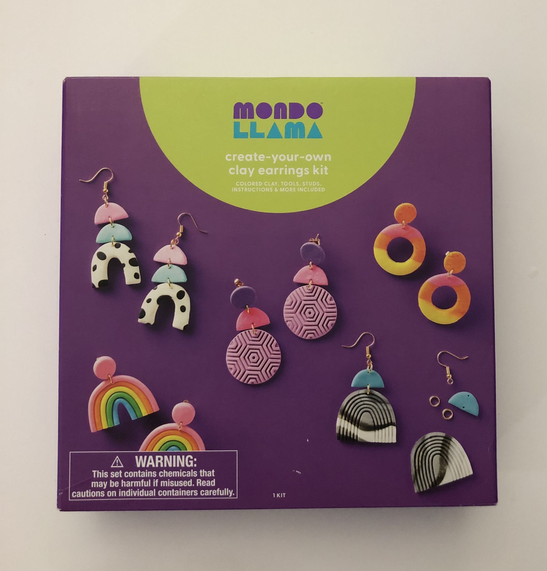 Mondo Llama Clay Earrings Kit