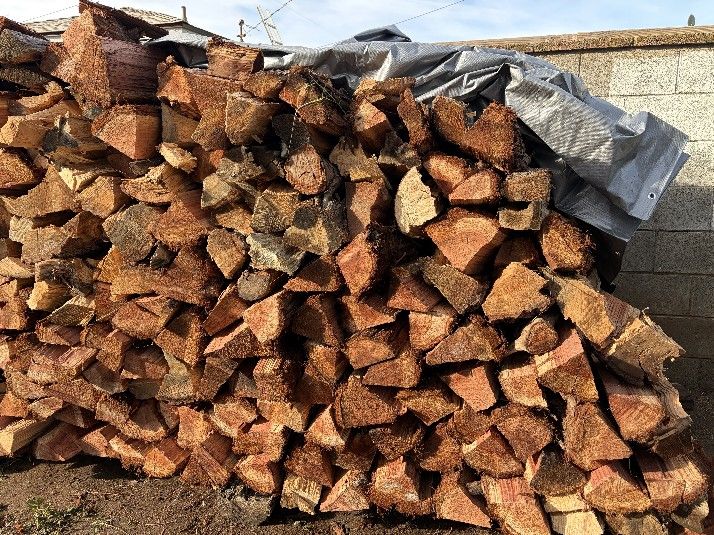 Dry Split Almond Mix Firewood!!!Ready To Burn Seasoned Wood!!!