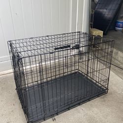 Large Metal Training Cage Crate Kennel 42 inches long x 26 inches Wide