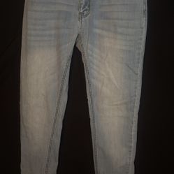 Encore Light Wash High-Waisted Skinny Jeans