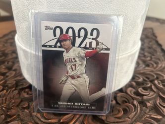 Shohei Ohtani TOPPS baseball card