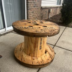 Rustic Outdoor Wooden Table