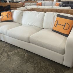 New Sofa White  99"W x 40"D x 33"H Delivery Available 