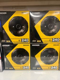 Kicker 6.5” Door Speakers.. brand new
