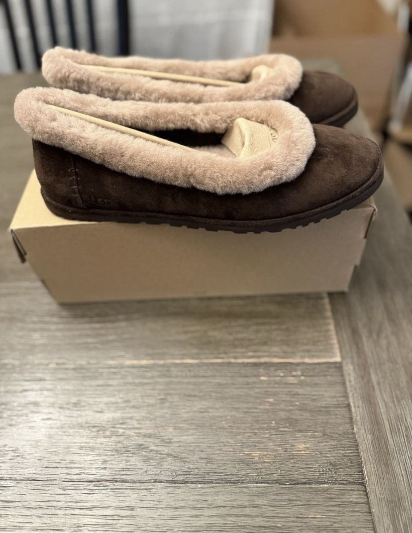 Size 8.5 - UGG Zora Ballet Flat 'Dusted Cocoa'