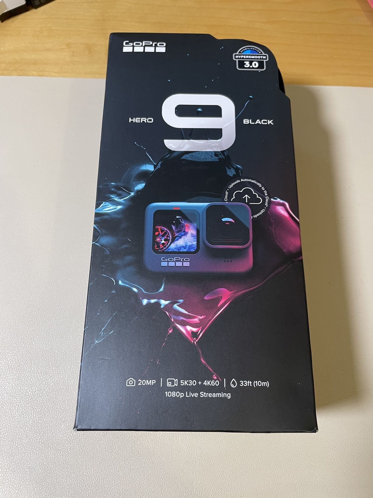 New HERO9 HERO 9 BLACK 5K + 20 MP Streaming Action Camera - BLACK - CHDHX-901-TH
