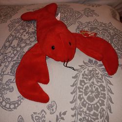 TY BEANIE BABIES  1993 "Pinchers" The Lobster 