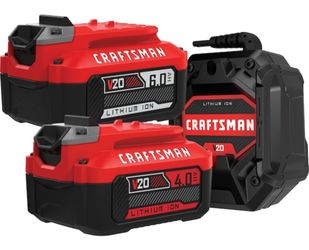 Craftsman CMCB2046-CK V20 6.0 & 4.0 Battery Starter Kit With Charger