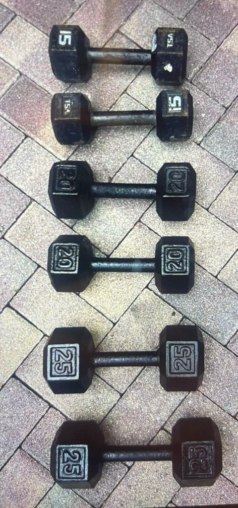 DUMBBELLS (PAIRS OF) : 15s 20s 25s