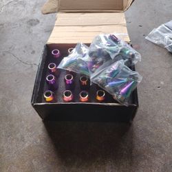 Neo Chrome Spike Lug Nuts 