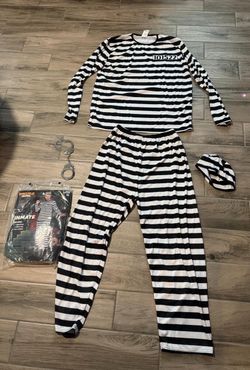 prisoner costume Halloween costume Size XL