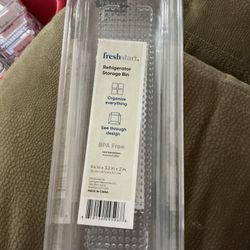 Refrigerator Storage Bin Size 9.4 Inches X3.2 Inches X2 Inches