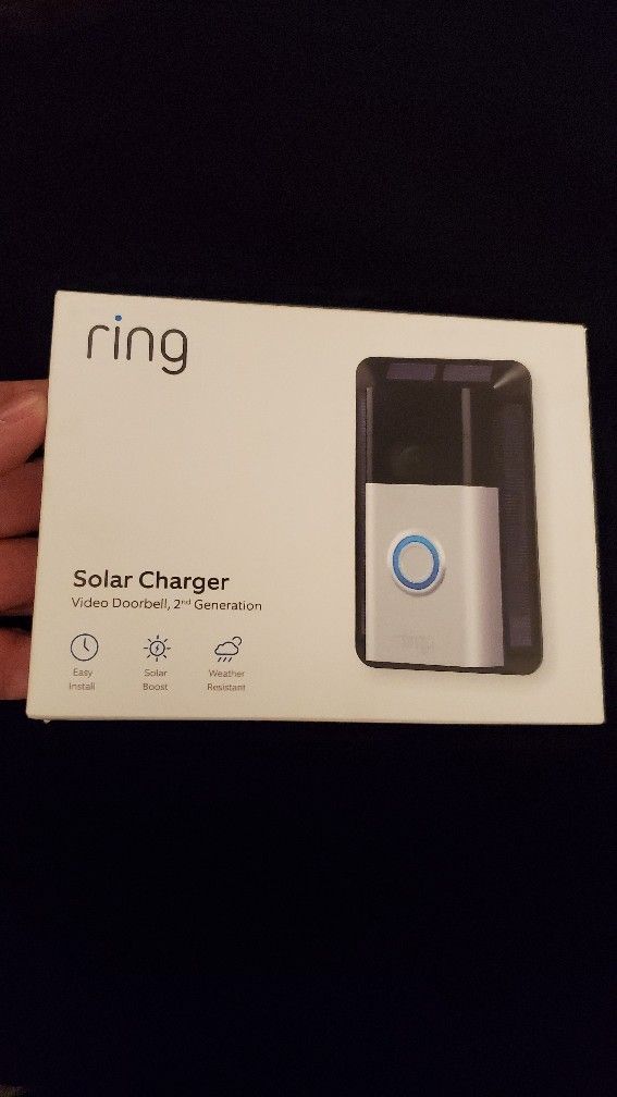 Ring Solar Charger For Video Doorbell 2nd Generation