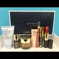 Estee Lauder 7 pc Bonus Gift Set fSEALED BAG with box.