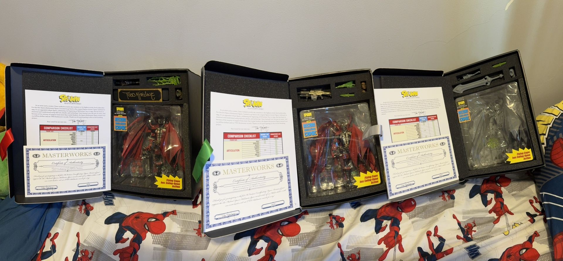 Spawn Kickstarter 3 pack Trilogy McFarlane (2020) Unopened