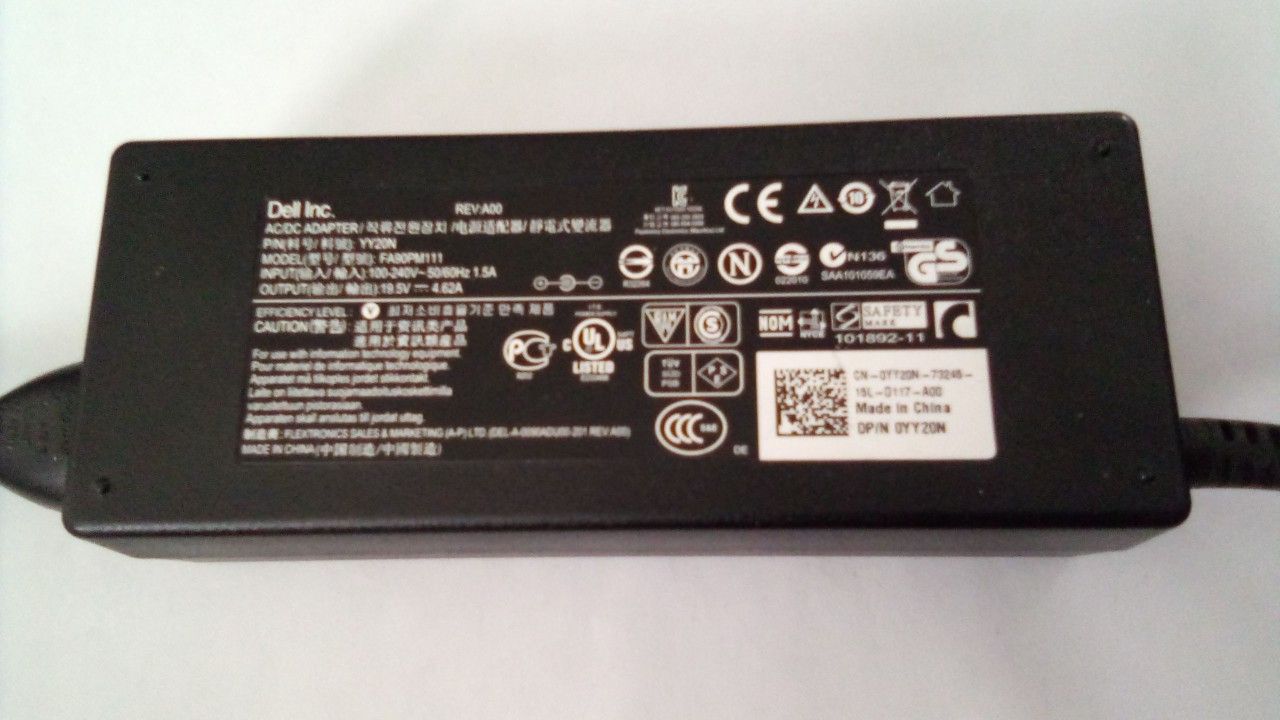 Dell Laptop Computer Model FA90PM111 Charger
