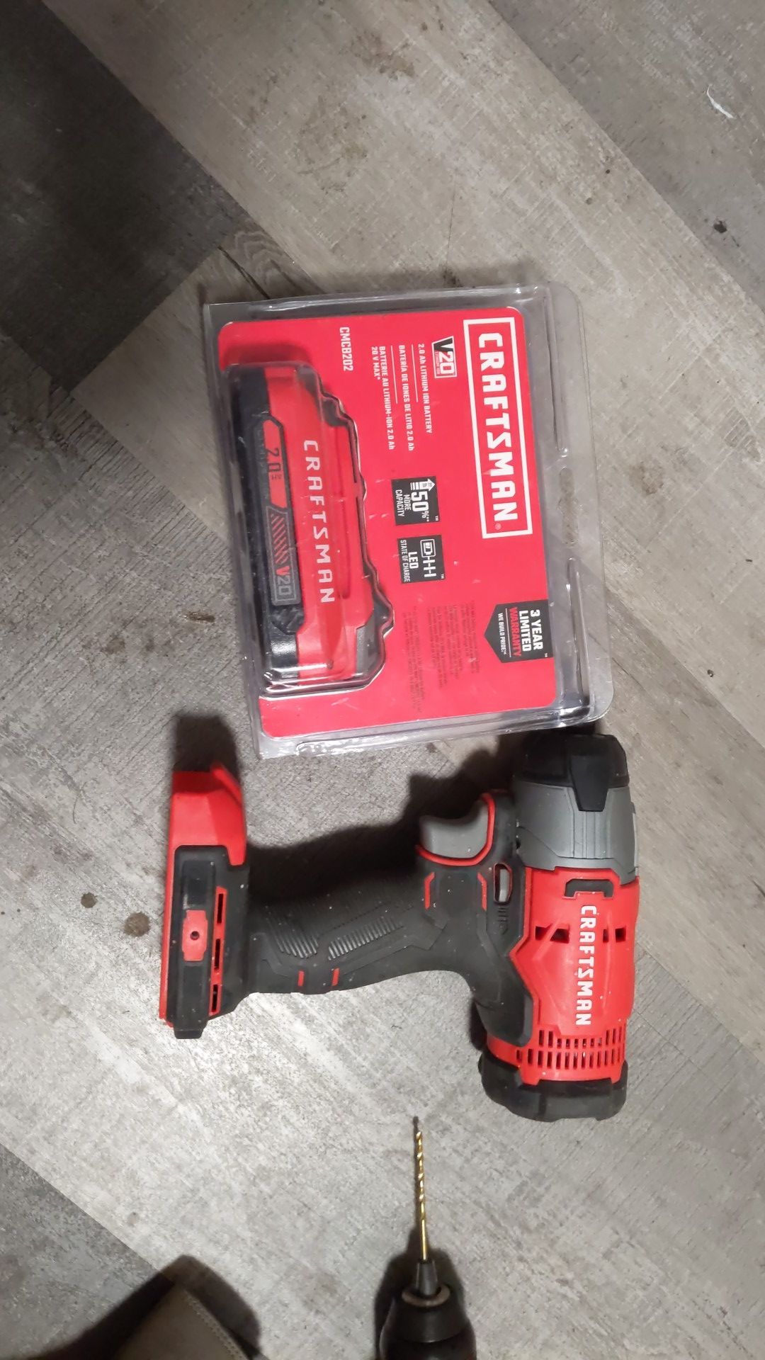 Craftsman impact driver like new with new battery