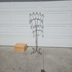 Iron 5 Feet Tall Candle Holder