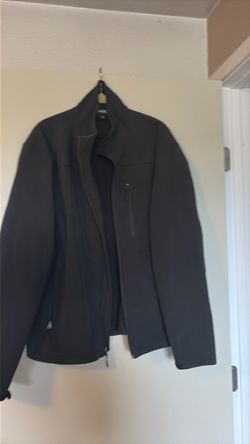 Black Full-Zip Softshell Jacket
