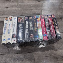 Vhs sealed tapes bundle