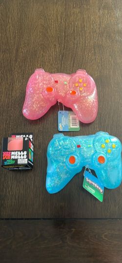 Squeezy Glitter Game Controller Stress Toys Set