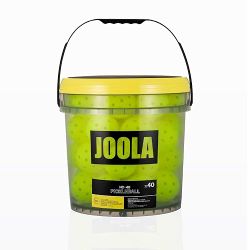 JOOLA HC-40 Hardcourt Pickleball Balls with Storage Tube - USAP Approved Balls for Tournament Play - 3, 12, 40, & 100 Pack Option - Durable Pickleball