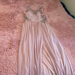 Beautiful Pink with Silver Dress Medium 7. 