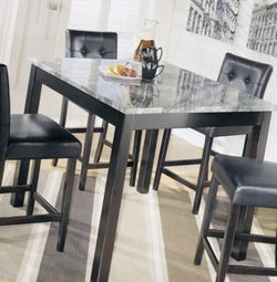 Bar stools with bar dining room table