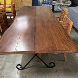 Custom Dinning Live Edge Table