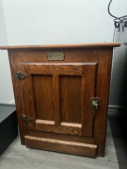 White clad cabinet