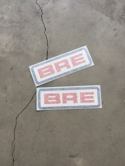 BRE 6” STICKER DECAL PAIR DATSUN ROTARY MAZDA 510 DATSUN
