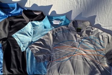 6 Polos/Golf Shirts Drifit Mens Large