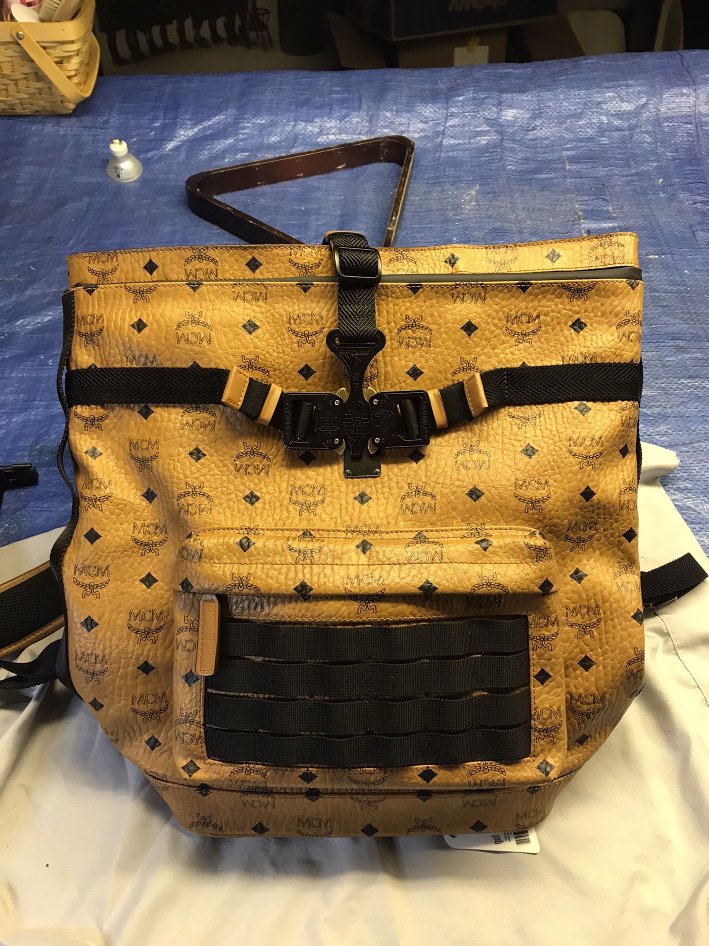 Mcm Cobra Compact BackPack Bag