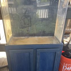 55 Gallon Fish Tank ( Pump And Stand Included)