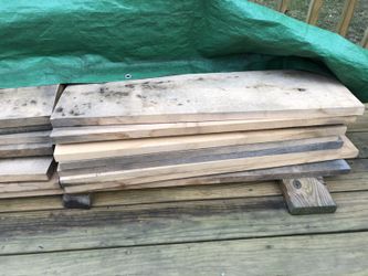 Oak boards good for stair treads.
